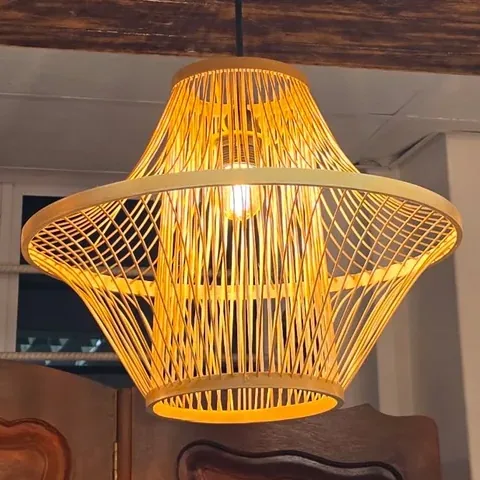 Bamboo Lantern Pendant